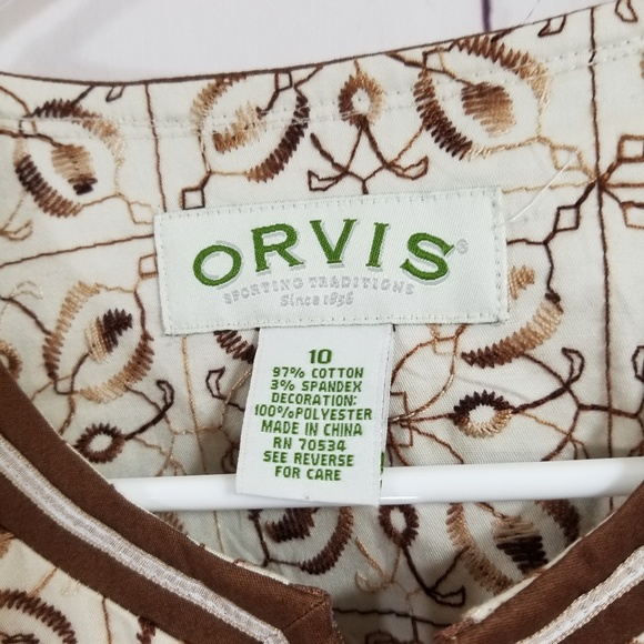ORVIS zip up jacket size 10 - Picture 3 of 5